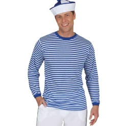 NEU Ringelshirt / Streifenshirt langarm, blau-weiß, Größe S
