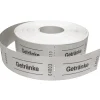 NEU Rollen-Gutscheine / Wertmarken Aufdruck Getränke, 1000 perforierte Abrisse, weiß