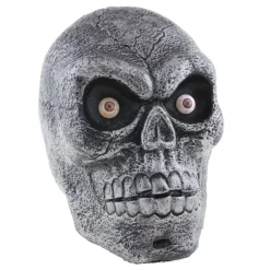 NEU Schädel / Totenkopf mit leuchtenden Augen und Sound, 32 cm