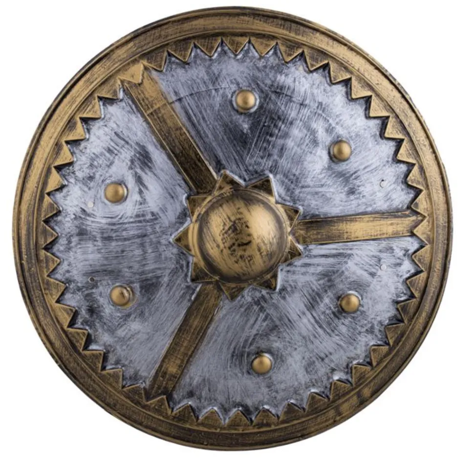 NEU Schild, rund, silber / gold, ca. 60 cm