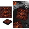 NEU Servietten Halloween Gothic Kürbis, 16x16cm, 20 Stück
