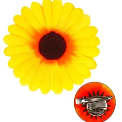NEU Sonnenblume auf Brosche