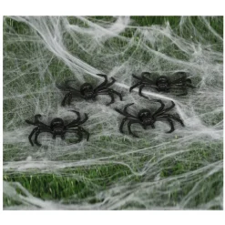 NEU Spinnen schwarz, 4 Stück, ca. 8cm