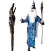 NEU Stab Zauberer, Holzoptik, ca. 170cm, zusammensteckbar