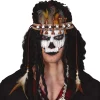 NEU Stirnband Voodoo mit Knochen und Federn