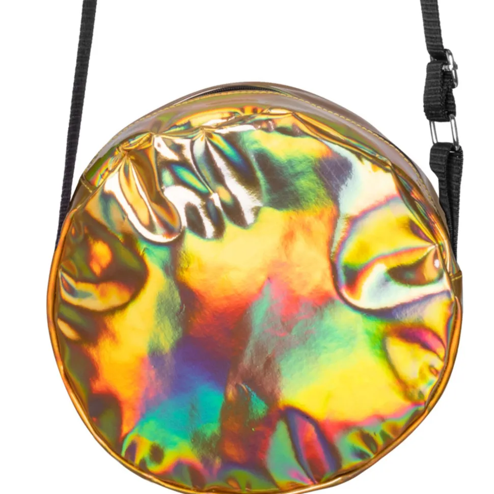 NEU Tasche Holographisch Gold, 20cm