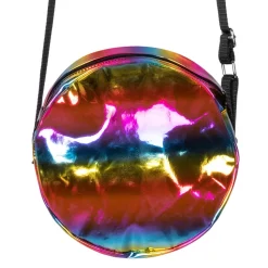 NEU Tasche Holographisch Regenbogen, 20cm