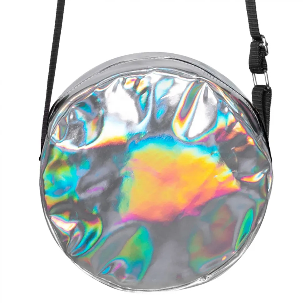 NEU Tasche Holographisch Silber, 20cm