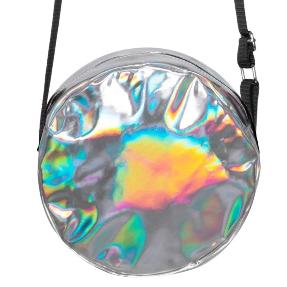 NEU Tasche Holographisch Silber, 20cm