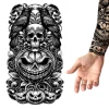 NEU Temporäres Arm-Tattoo Halloween Kürbis, 14x30cm