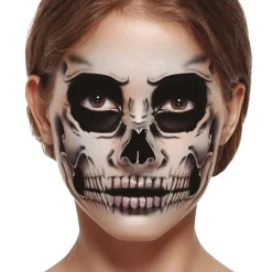 NEU Temporäres Tattoo Halloween Skelett, 30x14cm