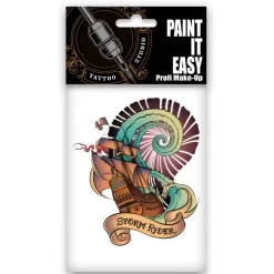 NEU Temporäres Tattoo-Motiv Reality, 10,5 x 14,8cm, Maritim Piratenschiff