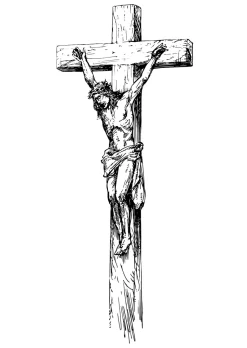 NEU Temporäres Tattoo-Motiv Reality, 10,5 x 14,8cm, Prison Jesus am Kreuz