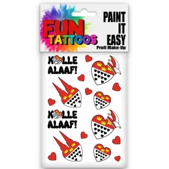 NEU Temporäres Tattoo-Motiv, 10,5 x 14,8cm, Karneval Kölle Dom