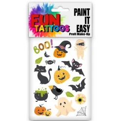 NEU Temporäres Tattoo-Motiv, 10,5 x 14,8cm, Kids Halloween