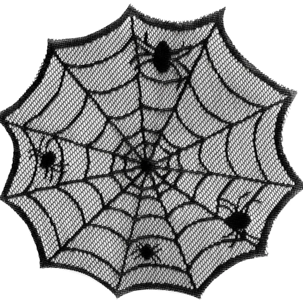 NEU Tischset Spinnennetz aus Spitze, 30cm