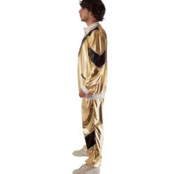 NEU Trainingsanzug Sporty Simon, Metallic Gold-Schwarz, Größe 48-50