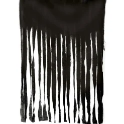 NEU Türvorhang Halloween-Fetzen, 1x2m, schwarz