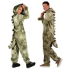 NEU Unisex-Kostüm Plüsch-Overall Dino, grün, Gr. XS-S