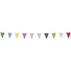 NEU Wimpelkette Stripetastic, Pastell-Bunt, 6m, Wimpel ca. 19x23cm, aus einer Polyester-Baumwoll-Mischung