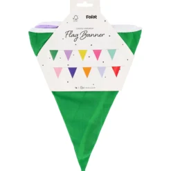 NEU Wimpelkette Stripetastic, Pastell-Bunt, 6m, Wimpel ca. 19x23cm, aus einer Polyester-Baumwoll-Mischung