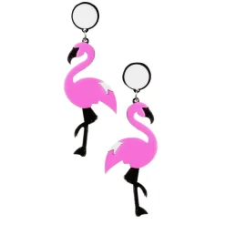 Ohrringe Flamingo, 2 Stück