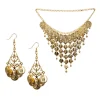 Orient-Set, Kette mit Ohrringen, gold