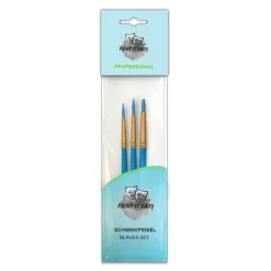 Paint It Easy Qualitäts-Schminkpinsel Blaues Set, für Gesicht und Körper