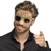 Party-Brille Happy New Year, Gold