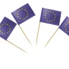 Party-Picker Europa, 5 cm, 50 Stück