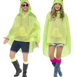 Party-Poncho, Frosch, Einheitsgröße, 1 Stück