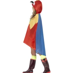Party-Poncho, Papagei, Einheitsgröße, 1 Stück