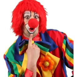 Perücke Clown, rot