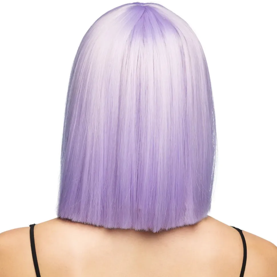 Perücke Damen Djamilla, Longbob, Premium-Qualität, Lila