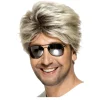 Perücke Herren Kurzhaar 80er Street Dance, blond