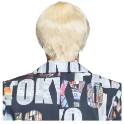 Perücke Herren Kurzhaar Music Man, Pilzkopf, blond