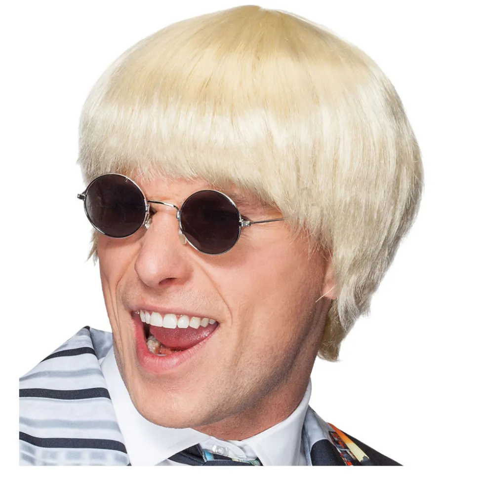 Perücke Herren Kurzhaar Music Man, Pilzkopf, blond