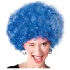 Perücke Unisex Damen Super-Riesen-Afro Locken, blau