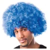Perücke Unisex Super-Riesen-Afro Locken, blau