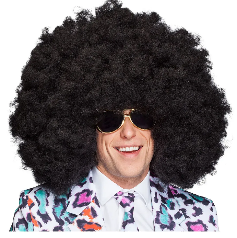 Perücke Unisex Super-Riesen-Afro Locken, Jimmy, schwarz
