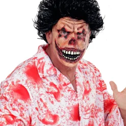Psycho Halbmaske aus Latex
