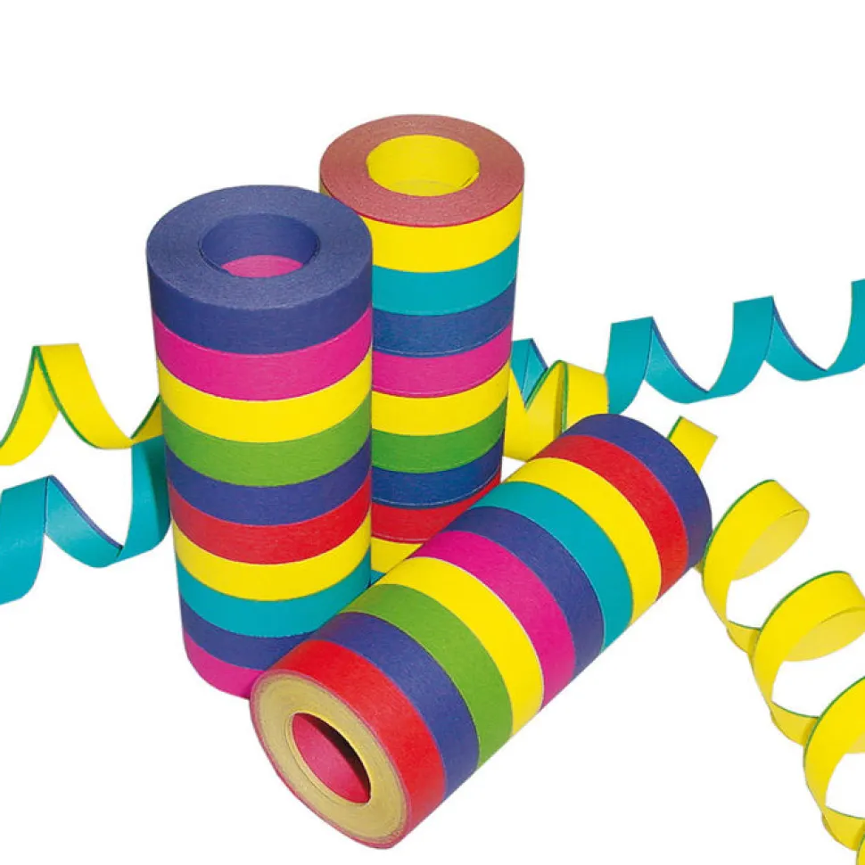 Riesen-Luftschlangen, flammensicher, bunt, 1 Rolle