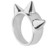 Ring Punk mit Spitzen, silber