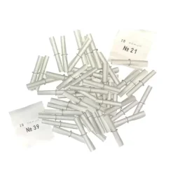 Röllchenlose / Gewinnlose Tombola, Treffer, weiß, Nummer 1-50