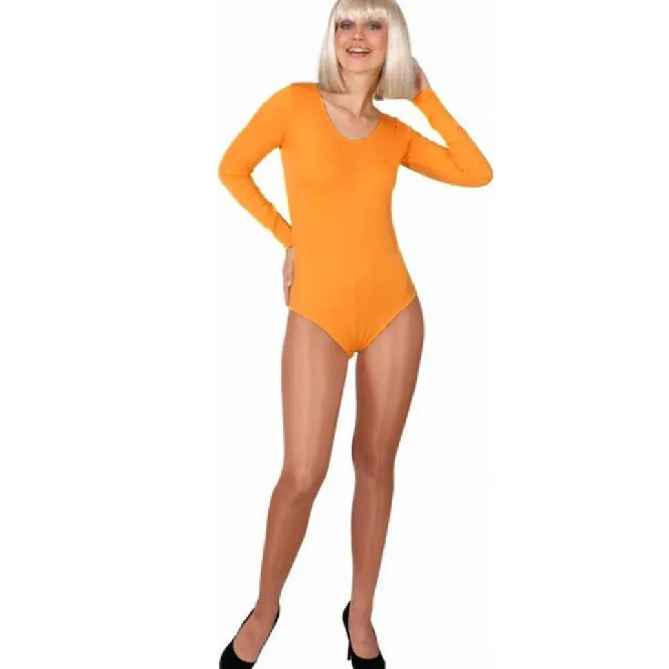 SALE Body, orange, 4/4-Arm, Größe S-M, Elastisch