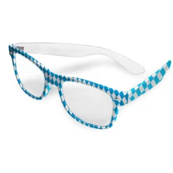 SALE Brille Bayrisches Fest / Bayern-Raute, Bayern, Bayrische Dekoration, Blau-Weiß