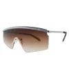 SALE Brille Festival Visier, braun getönte Visierbrille