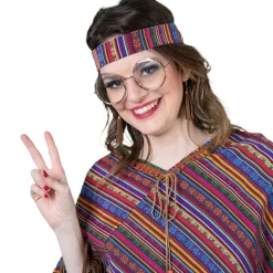 SALE Brille Hippie Festival mit runden Gläsern