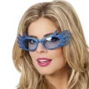 SALE Brille Miss Extravaganz, blau