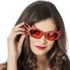 SALE Brille Miss Extravaganz, rot